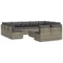 Set de muebles de jardín 12 pzas cojines ratán sintético gris de , Conjuntos de jardín - Ref: Foro24-3157346, Precio: 1,00 €,...