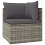 Set de muebles de jardín 5 pzas y cojines ratán sintético gris de , Conjuntos de jardín - Ref: Foro24-3157367, Precio: 451,35...