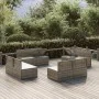 Sofás centrales de jardín 8 uds ratán PE gris 57x57x56 cm de , Conjuntos de jardín - Ref: Foro24-3157505, Precio: 727,22 €, D...