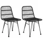 Juego de comedor de jardín 3 piezas ratán sintético negro de , Conjuntos de jardín - Ref: Foro24-3157894, Precio: 226,66 €, D...