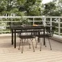Juego de comedor de jardín 5 piezas ratán sintético negro by , Garden sets - Ref: Foro24-3157868, Price: 376,87 €, Discount: %