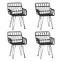 Juego de comedor de jardín 5 piezas ratán sintético negro by , Garden sets - Ref: Foro24-3157868, Price: 376,87 €, Discount: %