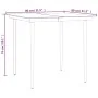 Set comedor de jardín 3 pzas con cojines ratán sintético negro by , Garden sets - Ref: Foro24-3185119, Price: 223,79 €, Disco...