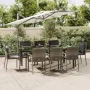 Set comedor jardín 9 pzas y cojines ratán sintético negro gris by , Garden sets - Ref: Foro24-3185106, Price: 819,79 €, Disco...