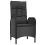 Set de muebles jardín 5 pzas con cojines ratán sintético negro by , Garden sets - Ref: Foro24-3185171, Price: 700,00 €, Disco...