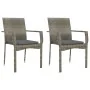 Set comedor jardín 3 pzas y cojines ratán sintético negro gris von , Gartensets - Ref: Foro24-3185125, Preis: 228,57 €, Rabat...
