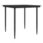 Juego comedor jardín 3 piezas y cojines ratán sintético y acero von , Gartensets - Ref: Foro24-3186939, Preis: 212,43 €, Raba...