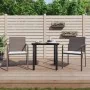 Juego comedor jardín 3 piezas y cojines ratán sintético y acero von , Gartensets - Ref: Foro24-3186953, Preis: 186,07 €, Raba...