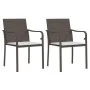 Juego comedor jardín 3 piezas y cojines ratán sintético y acero von , Gartensets - Ref: Foro24-3186953, Preis: 186,07 €, Raba...