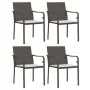 Juego comedor jardín 5 piezas y cojines ratán sintético y acero de , Conjuntos de jardín - Ref: Foro24-3186945, Precio: 328,7...
