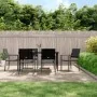 Juego de comedor para jardín 7 piezas ratán sintético y acero von , Gartensets - Ref: Foro24-3187012, Preis: 340,71 €, Rabatt: %
