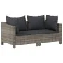 Set de muebles de jardín 5 pzas y cojines ratán sintético gris de , Conjuntos de jardín - Ref: Foro24-3187264, Precio: 470,34...