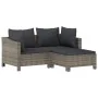 Set de muebles de jardín 5 pzas y cojines ratán sintético gris de , Conjuntos de jardín - Ref: Foro24-3187264, Precio: 470,34...