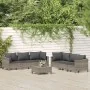 Set de muebles de jardín 7 pzas y cojines ratán sintético gris by , Garden sets - Ref: Foro24-3187266, Price: 615,67 €, Disco...