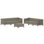 Set de muebles de jardín 7 pzas y cojines ratán sintético gris by , Garden sets - Ref: Foro24-3187266, Price: 615,67 €, Disco...