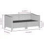 Set de muebles de jardín 7 pzas y cojines ratán sintético gris by , Garden sets - Ref: Foro24-3187266, Price: 615,67 €, Disco...