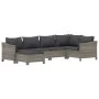 Set de muebles de jardín 6 pzas y cojines ratán sintético gris by , Garden sets - Ref: Foro24-3187291, Price: 478,94 €, Disco...