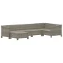 Set de muebles de jardín 6 pzas y cojines ratán sintético gris by , Garden sets - Ref: Foro24-3187291, Price: 478,94 €, Disco...