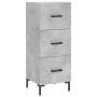 Aparador de madera contrachapada gris hormigón 34,5x34x180 cm de , Aparadores - Ref: Foro24-3198853, Precio: 111,20 €, Descue...