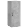 Aparador de madera contrachapada gris hormigón 34,5x34x180 cm de , Aparadores - Ref: Foro24-3198853, Precio: 111,20 €, Descue...