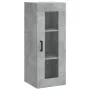 Aparador de madera contrachapada gris hormigón 34,5x34x180 cm by , Sideboards - Ref: Foro24-3199237, Price: 116,99 €, Discoun...