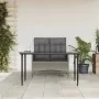 Juego de comedor jardín 2 pzas con cojines ratán sintético gris by , Garden sets - Ref: Foro24-3203501, Price: 283,21 €, Disc...