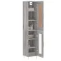 Aparador alto madera de ingeniería gris Sonoma 34,5x34x180 cm von , Sideboards - Ref: Foro24-3200383, Preis: 98,69 €, Rabatt: %