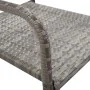 Juego de comedor jardín 5 pzas ratán sintético acero gris negro de , Conjuntos de jardín - Ref: Foro24-3203300, Precio: 222,9...