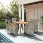 Set comedor jardín 7 pzas y cojines ratán sintético gris von , Gartensets - Ref: Foro24-3157558, Preis: 788,36 €, Rabatt: %