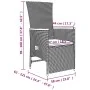 Set comedor jardín 7 pzas y cojines ratán sintético gris von , Gartensets - Ref: Foro24-3157558, Preis: 788,36 €, Rabatt: %
