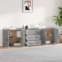 Aparadores 3 piezas madera contrachapada gris cemento von , Sideboards - Ref: Foro24-3185403, Preis: 255,19 €, Rabatt: %