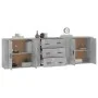 Aparadores 3 piezas madera contrachapada gris cemento von , Sideboards - Ref: Foro24-3185403, Preis: 255,19 €, Rabatt: %