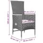 Set comedor jardín 7 pzas y cojines ratán sintético gris by , Garden sets - Ref: Foro24-3157551, Price: 878,41 €, Discount: %
