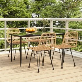 Juego de comedor de jardín 5 piezas ratán sintético von , Gartensets - Ref: Foro24-3157875, Preis: 415,24 €, Rabatt: %