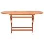 Set de comedor de jardín 9 pzas madera eucalipto textilene gris de , Conjuntos de jardín - Ref: Foro24-278912, Precio: 658,19...