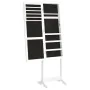 Espejo con joyero de pie blanco 42x38x152 cm by , Mirrors - Ref: Foro24-353256, Price: 114,04 €, Discount: %