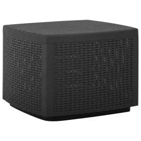 Mesa de jardín plástico gris 53x53x40 cm by , Garden tables - Ref: Foro24-315857, Price: 93,99 €, Discount: %
