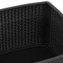 Mesa de jardín plástico gris 53x53x40 cm by , Garden tables - Ref: Foro24-315857, Price: 93,99 €, Discount: %