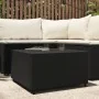 Mesa de centro jardín cuadrada ratán sintético negro 50x50x30cm de , Mesas de jardín - Ref: Foro24-319857, Precio: 63,08 €, D...