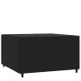 Mesa de centro jardín cuadrada ratán sintético negro 50x50x30cm de , Mesas de jardín - Ref: Foro24-319857, Precio: 63,08 €, D...