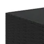 Mesa de centro jardín cuadrada ratán sintético negro 50x50x30cm de , Mesas de jardín - Ref: Foro24-319857, Precio: 63,08 €, D...