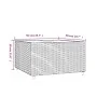 Mesa de centro jardín cuadrada ratán sintético negro 50x50x30cm de , Mesas de jardín - Ref: Foro24-319857, Precio: 63,08 €, D...