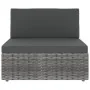 Juego muebles de jardín 9 pzas y cojines ratán sintético gris von , Gartensets - Ref: Foro24-3067176, Preis: 845,52 €, Rabatt: %