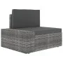 Juego muebles de jardín 9 pzas y cojines ratán sintético gris von , Gartensets - Ref: Foro24-3067176, Preis: 845,52 €, Rabatt: %