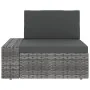 Juego muebles de jardín 9 pzas y cojines ratán sintético gris von , Gartensets - Ref: Foro24-3067176, Preis: 845,52 €, Rabatt: %