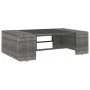 Juego muebles de jardín 9 pzas y cojines ratán sintético gris von , Gartensets - Ref: Foro24-3067176, Preis: 845,52 €, Rabatt: %