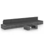 Juego muebles de jardín 6 pzas y cojines ratán sintético gris von , Gartensets - Ref: Foro24-3067181, Preis: 548,08 €, Rabatt: %