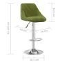 Taburete de cocina de terciopelo verde claro von , Küchenhocker - Ref: Foro24-335296, Preis: 77,08 €, Rabatt: %