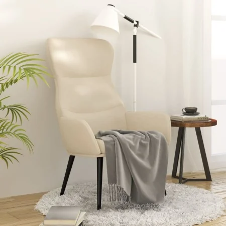Sillón de relax de tela crema by , Armchairs - Ref: Foro24-341073, Price: 99,70 €, Discount: %