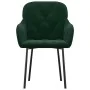 Sillas de comedor 2 unidades terciopelo verde oscuro by , dining chairs - Ref: Foro24-344847, Price: 123,47 €, Discount: %